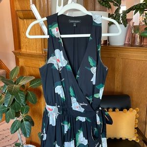 Banana Republic floral wrap dress, size 6